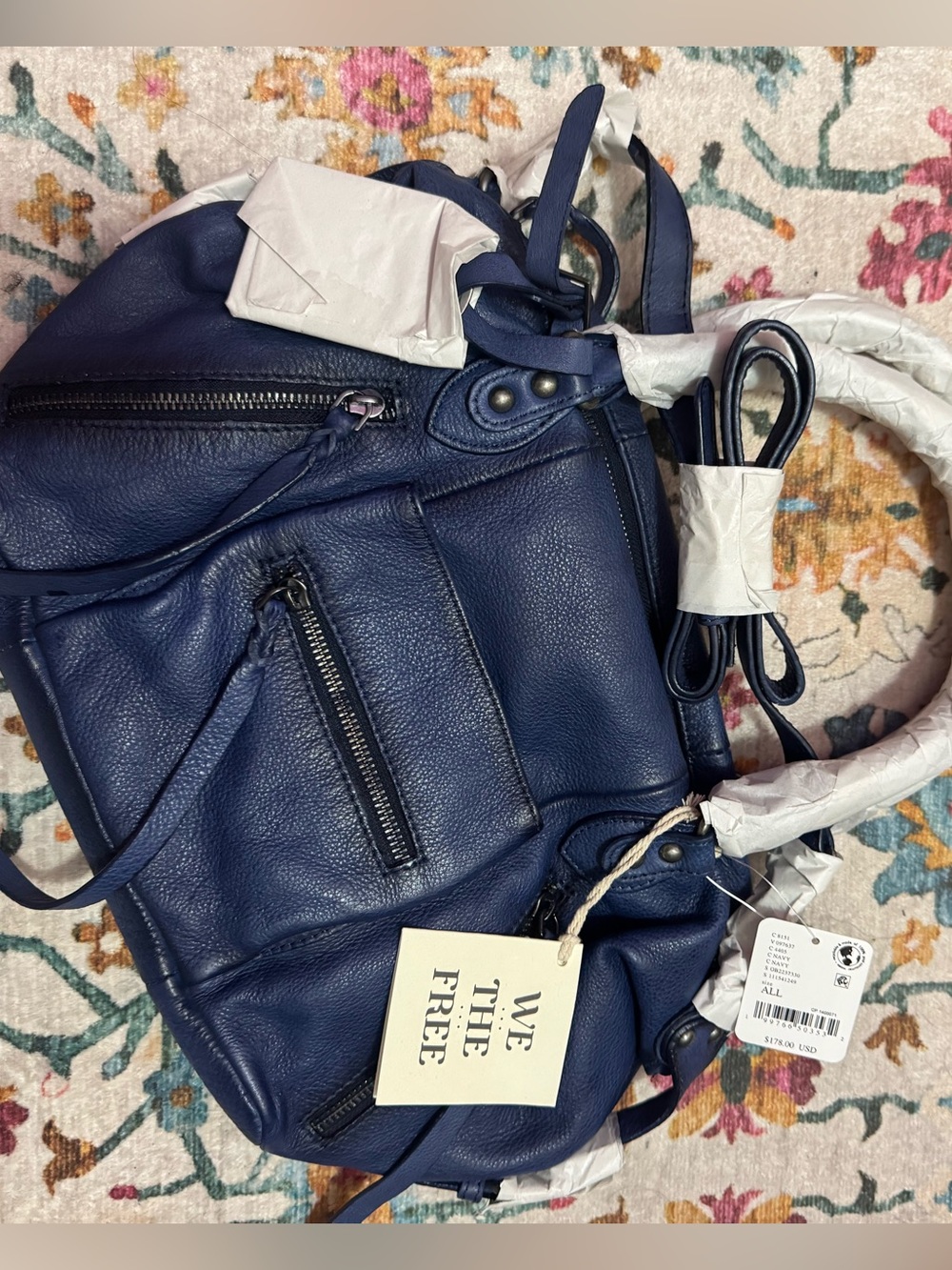 Navy Emerson Tote Bag free people